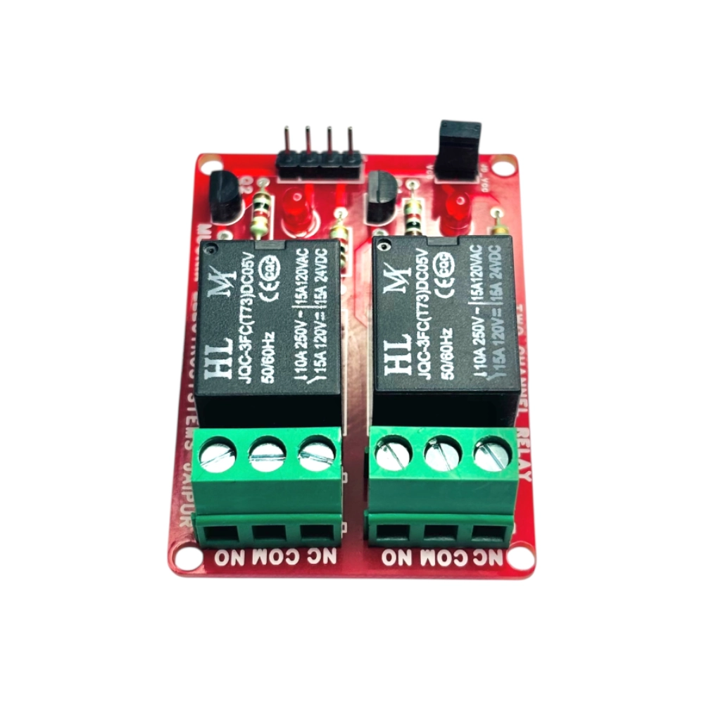 Muonix Relay Module 2ch 5v 10a (REL00002) view 2